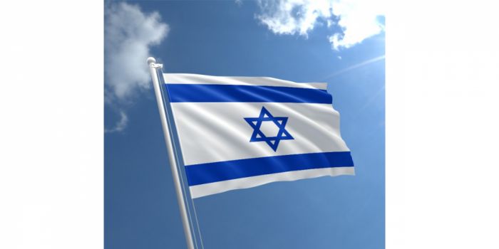დროშა ნაჭრის ისრაელი, 90X150სმ.