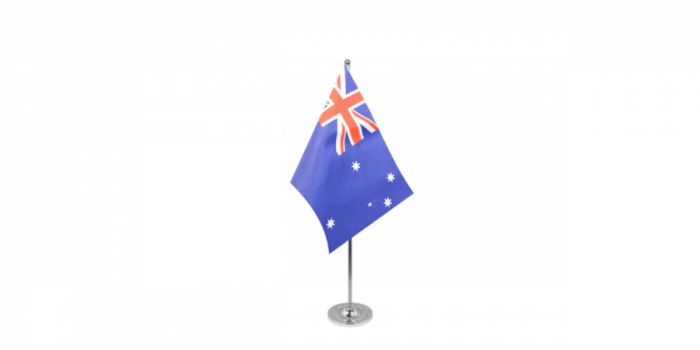 სამაგიდე დროშა ავსტრალია, 15X22.5სმ.