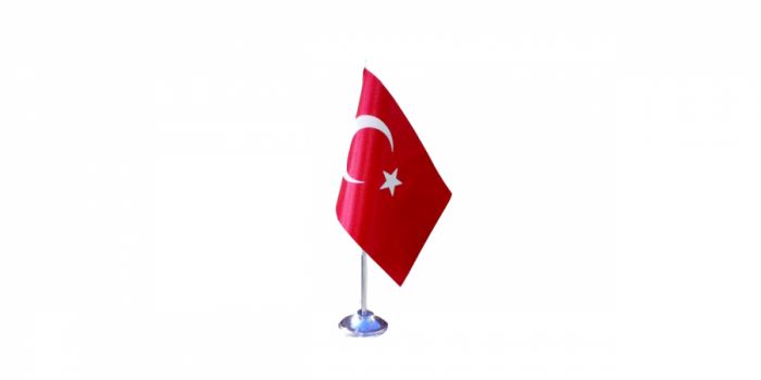 სამაგიდე დროშა თურქეთი, 15X22.5სმ.