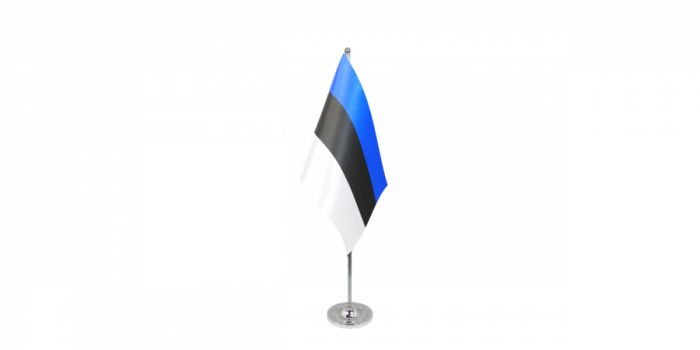 Desk flag Estonia, 15X22.5cm.