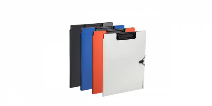 Clip Board-folder A4, plastic, black, Comix