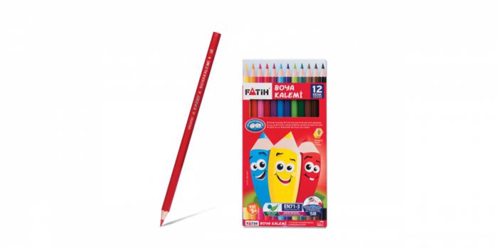 Color pencil, 12 colors, FATIH