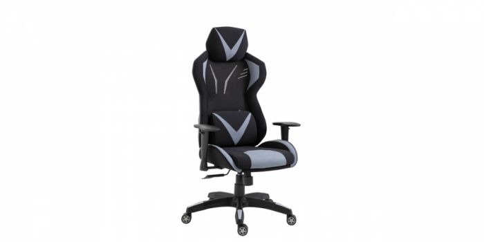 Gaming Chair with fabric and mesh Surface