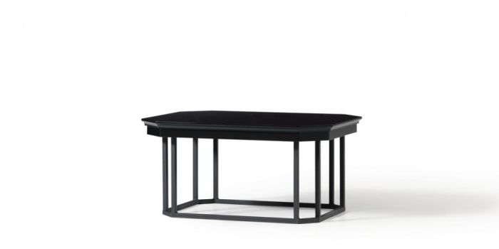 Coffee table 90x70x45cm., BLACK