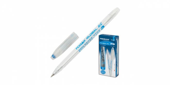 Ballpoint pen Pensan - Global, blue