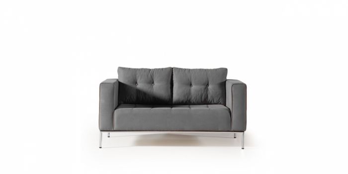 Sofa with 3 seats, leather