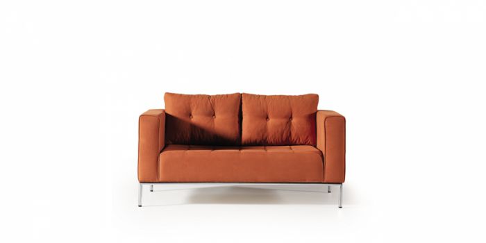 Sofa 3 seater, with fabric surface