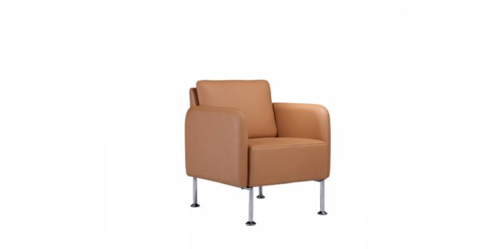 Sofa with 1 seater leather surface