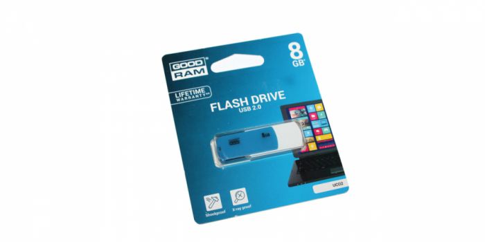 Flash drive 8GB, white
