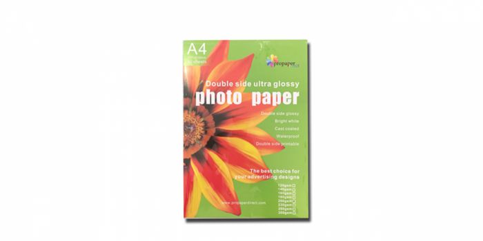 Photo paper A4, 200gr., two sided