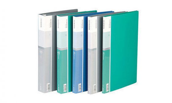 File folder plastic, A4, with 40 files