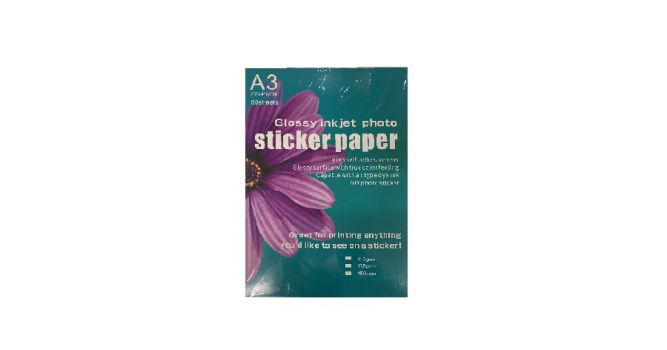 Photo paper A3, 150 gr., Adhesive