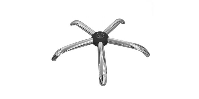 metal chrome star leg