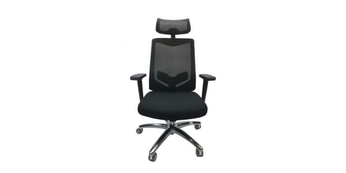Chair with breathable mesh & aluminium alloy base,