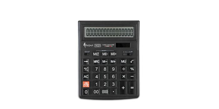 Calculator LCD 16-digits display