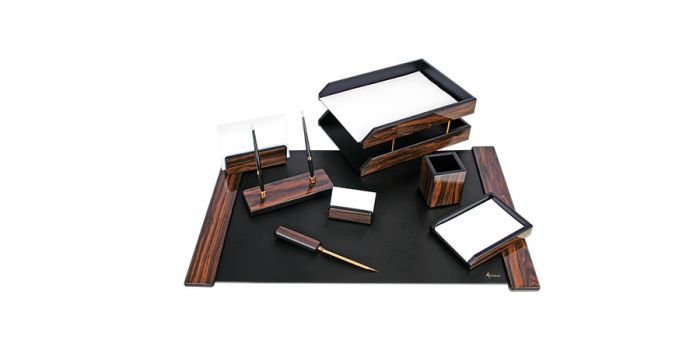 Forpus, Wood desk set 8 items