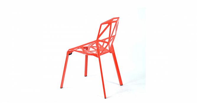 Bar chair with plastic