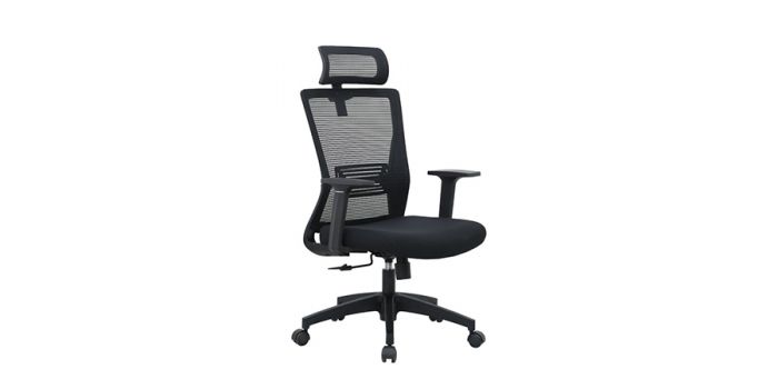 Chair with breathable mesh