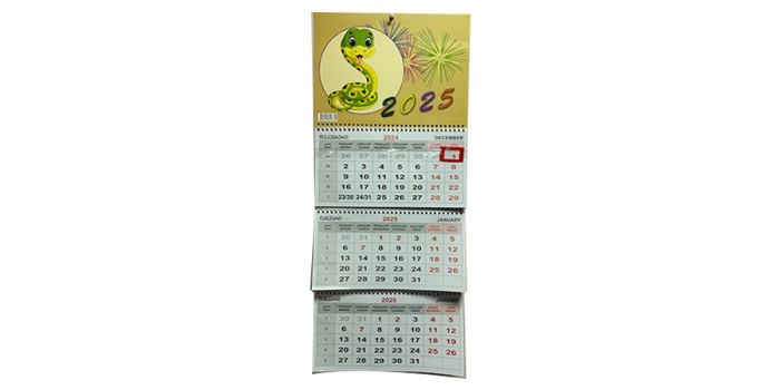 Desk calendar 2025