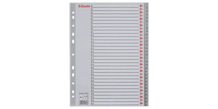 Divider 31 digits, Esselte