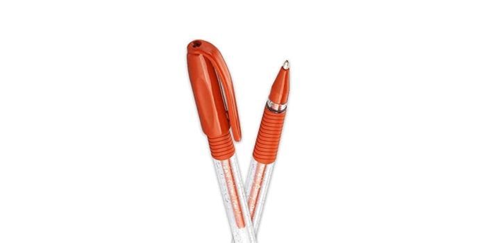 Gel pen Pensan, glitter, orange