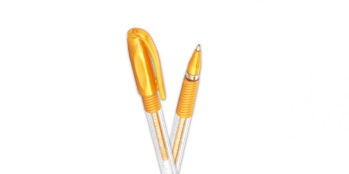 Gel pen Pensan, glitter, gold