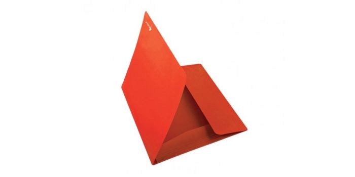 Folder A4, plastic, red, with two elastic bands, Forpus