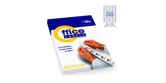 Adhesive label A4, 56 labels