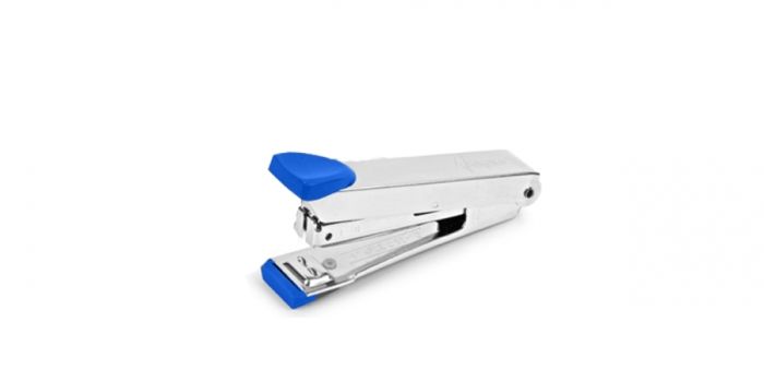 Stapler Nr10, 16 sheets, depth 52mm, metal, blue, Forpus