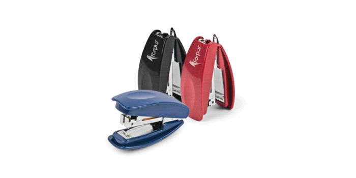 Stapler No. 10, 10 sheets, STAND-UP, Forpus red