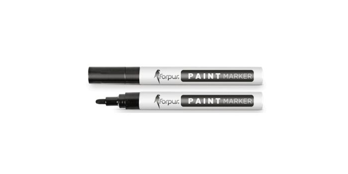 პერმანენტ მარკერი შავი PAINT, Forpus