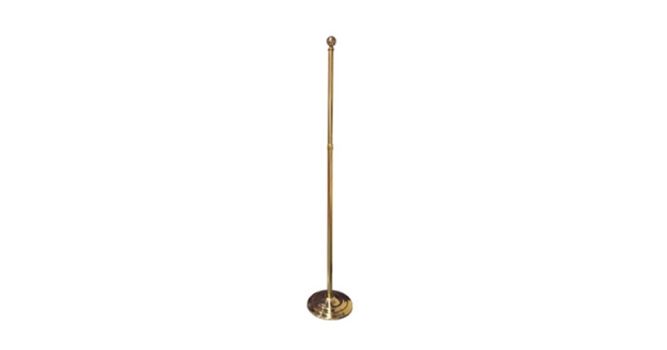 Flagpole large 3m, gold