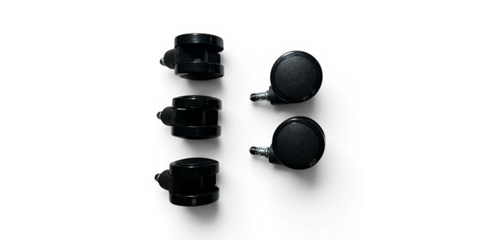 Spare part: Office chair castor, set of 5