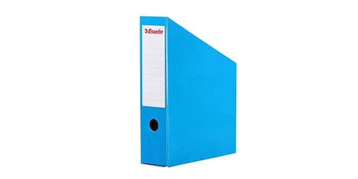 Document box Esselte, cardboard, blue