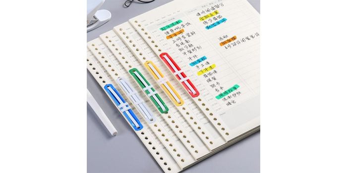 Plastic prong fastener mechanism, 8 cm, 50 pieces per box