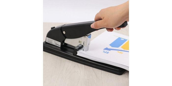 Heavy-duty stapler, #23/6, #23/13, 100-sheet capacity