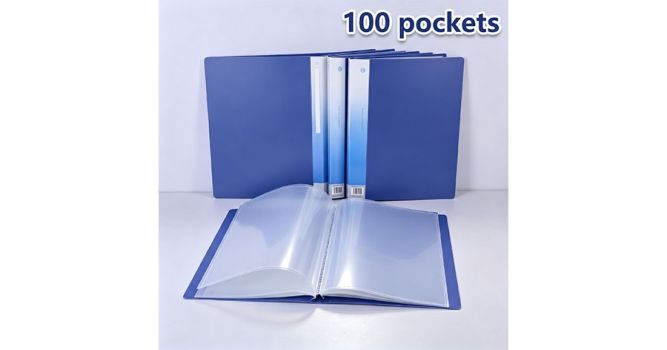 Display book, 100 pockets