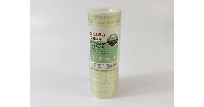 Stationery adhesive tape, pack of 8