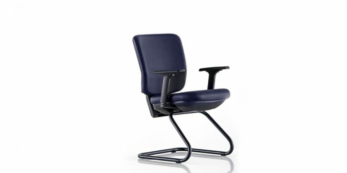 საკონფერენციო სკამი ARES 300PA, ხავერდოვანი ნაჭრის ზედაპირით