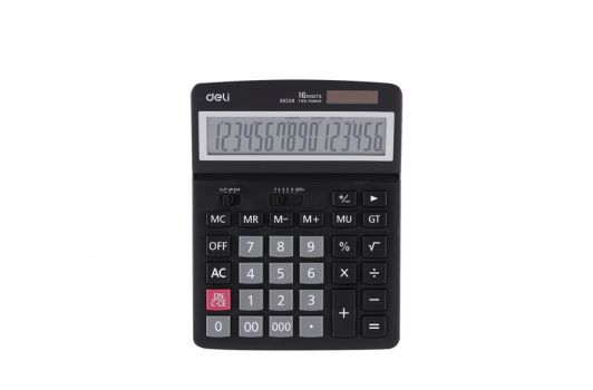 Calculator 16 digit, 14x18cm.
