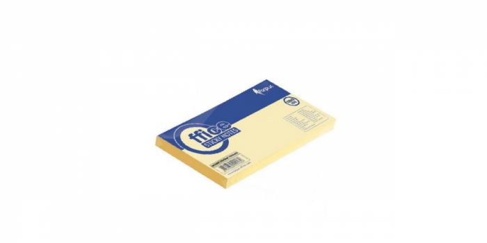 Checkmark Adhesive 125x75mm., 100 Sheets, Yellow