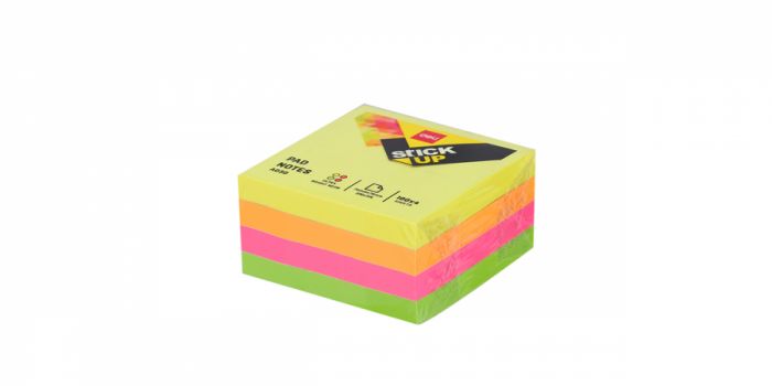 Sticky notes 51x51mm., 400 sheets, 4 colors