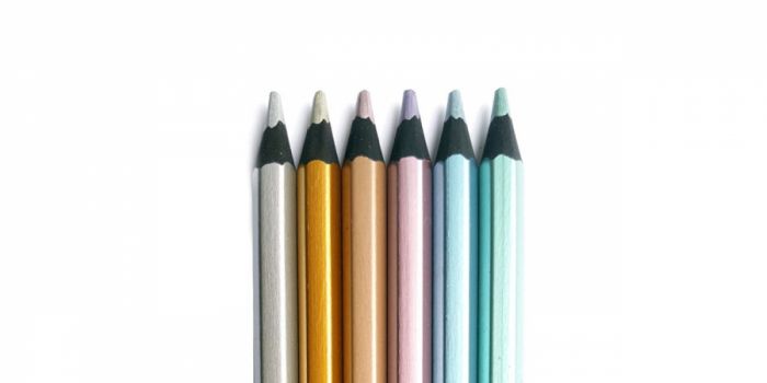 Color pencil, 6 colors, FATIH METALLIC, black wood, with metallic effect