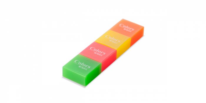 Eraser Large, Colorful, Jelly